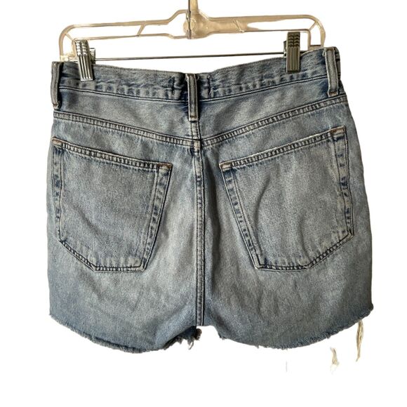 Agolde 90's Pinch Waist Short in Marquee Sz 29 High Rise Cut Off Raw Hem - Picture 2 of 10